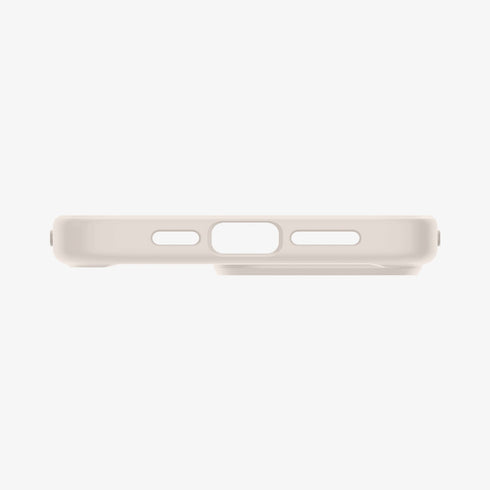 ACS07209 - iPhone 15 Series Ultra Hybrid Case in Natural Titanium showing the back